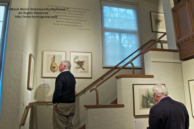 Nests, Eggs, Heartbreak & Beauty exhibition, opening reception and book signing, Museum of American Bird Art at Mass Audubon on 9/29/12. ©Mardi Welch Dickinson/Kymry Group. All Rights Reserved