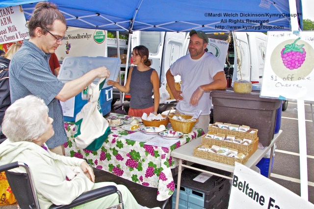 Paul Trubey, Owner of Beltane Farm. Westport Farmers Market, ©Mardi Welch Dickinson/Kymry Group™ All Rights Reserved