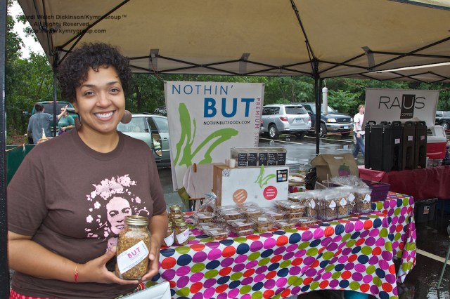 Jerri Graham, Owner, Nothin But Foods. Westport Farmers Market, ©Mardi Welch Dickinson/Kymry Group™ All Rights Reserved