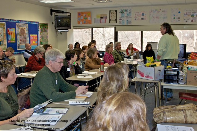 Wyatt W. Whitman, Self Sustainable Living Workshop. CTNOFA Winter Confdrence 2013, Wilton High School, Wilton, CT. ©Mardi Welch Dickinson/KymryGroup™ All Rights Reserved.