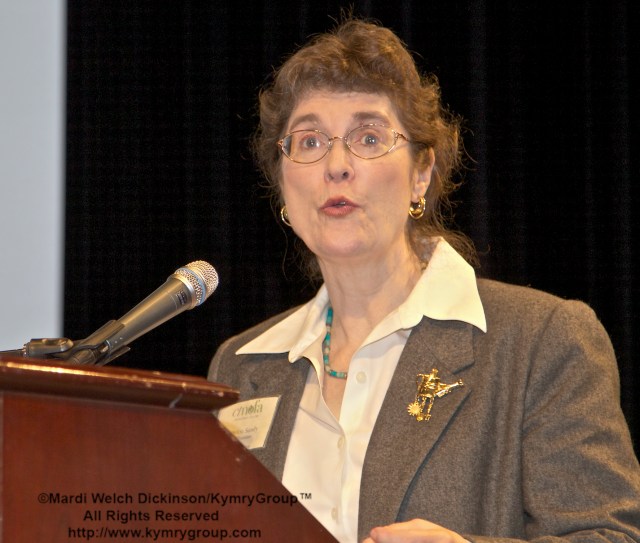 Bettylou Sandy, CTNOFA President; CTNOFA Winter Confdrence 2013, Wilton High School, Wilton, CT. ©Mardi Welch Dickinson/ KymryGroup™ All Rights Reserved.