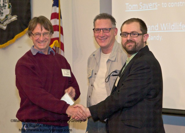 l. to r. Dave Winston, President, Cove Island Wildlife Sanctuary;  Michael Moccio, VP, Cove Island Wildlife Sanctuary. COA 29th Annual Meeting, Middlesex Community College. ©Mardi Welch Dickinson/KymryGroup™. All Rights Reserved.