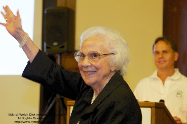 Alice Dadourian, The Haskins personal Secretary at the Bill McKibben kicks-off the first Aspetuck Land Trust, The Haskins Environmental Lecture Series; on Friday August 9, 2013 at the Pequot Library, Southport Connecticut. ©Mardi Welch Dickinson/ KymryGroup™ All Rights Reserved.