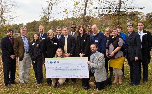 The partnership received one of 33 education and outreach grants awarded by the Long Island Sound Futures Fund this year. Audubon Connecticut  Urban Oases program celebration. National Wildlife Refuge Partnership, Barnard Nature Center, West River Memorial Park, New Haven, CT on October 30.2013. ©Mardi Welch Dickinson/KymryGroup. All Rights Reserved.
