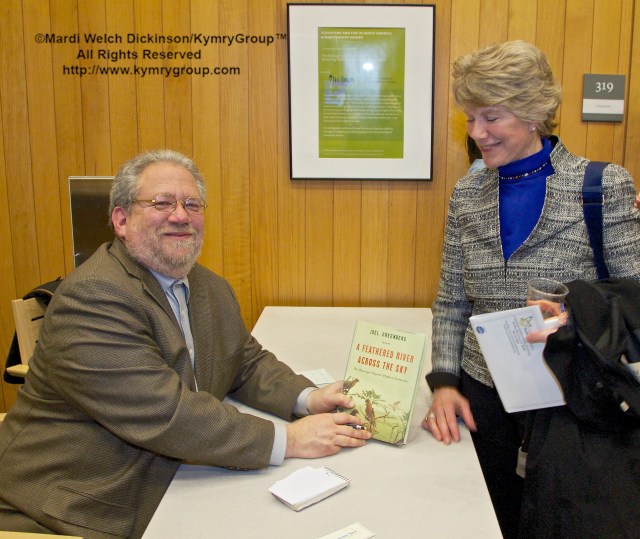 Joel Greenberg, author booking signing and talk on "A Feathered River across the Sky. The Passenger Pigeon's Flight To Extinction" at Yale School of Forestry & Environmental Studies. New Haven, CT. March 12, 2014. ©Mardi Welch Dickinson/KymryGroup™ All Rights Raserved.