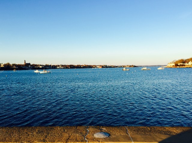 Marblehead causway to Mass Audubon Society Marblehead Neck Wildlife Sanctuary. December 26,2014. ©Mardi Welch Dickinson /Kymry Group. All Rights Reserved.