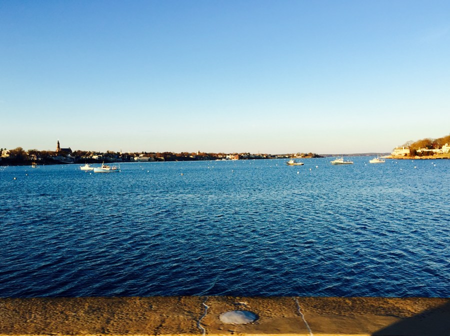 Marblehead causway to Mass Audubon Society Marblehead Neck Wildlife Sanctuary. December 26,2014. ©Mardi Welch Dickinson /Kymry Group. All Rights Reserved.
